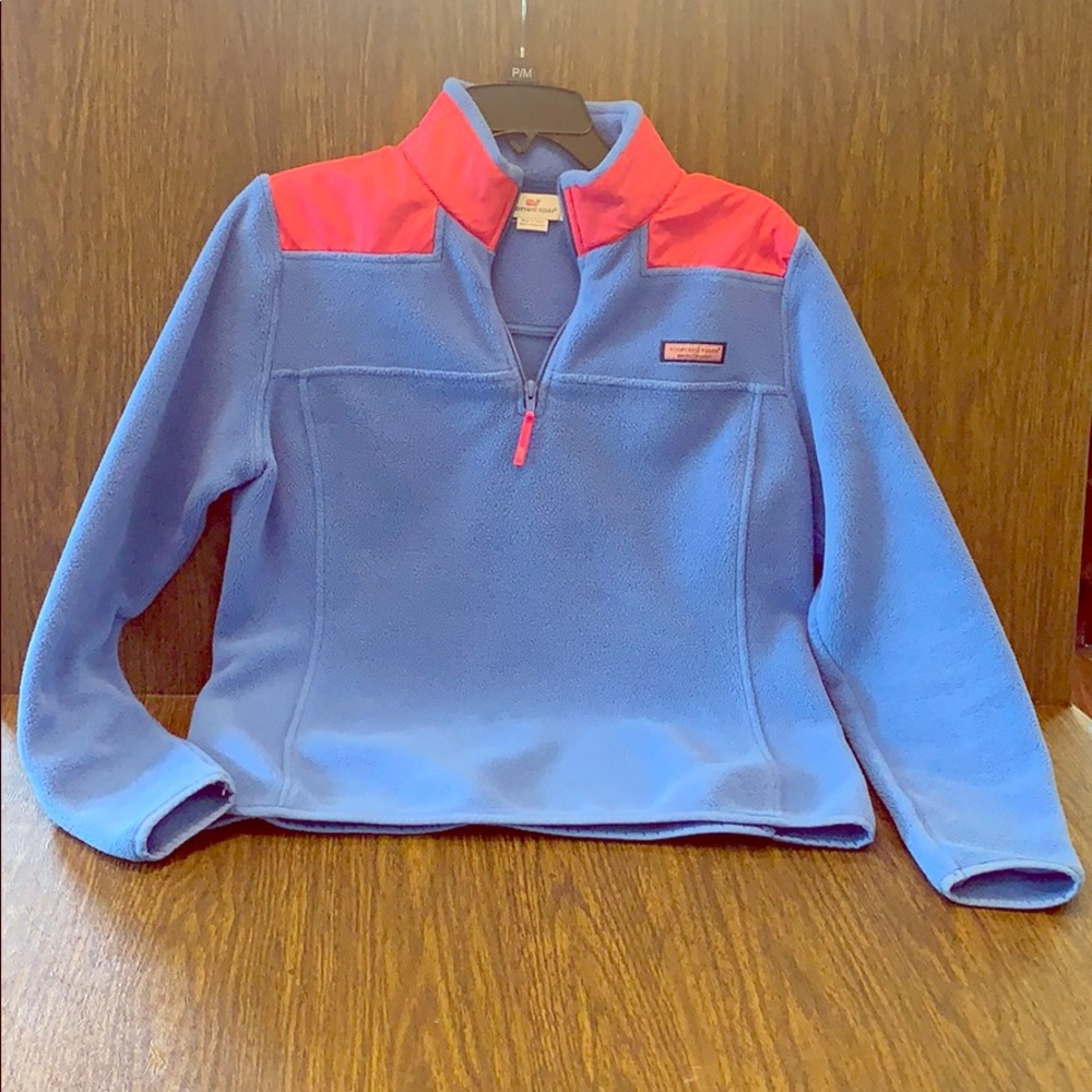 Women fleece 1/2 front zipper